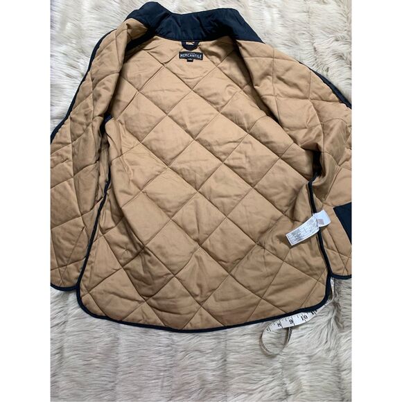 J. Crew Mercantile Navy Blue Quilted Vest Small - Picture 5 of 7